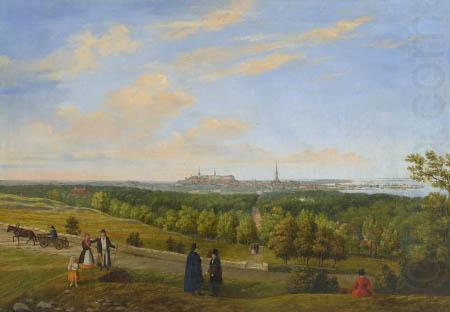 A view from Tallinn to Lasnamae, unknow artist